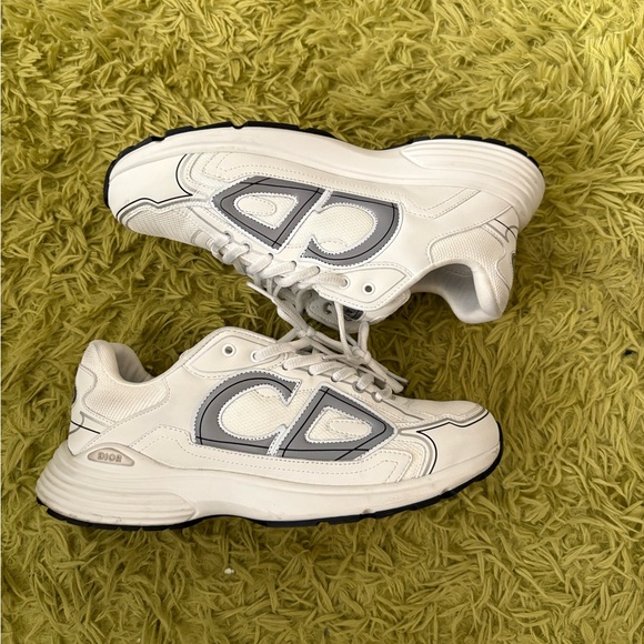 Dior Cream and Gray Athletic Shoes - Picture 1 of 3